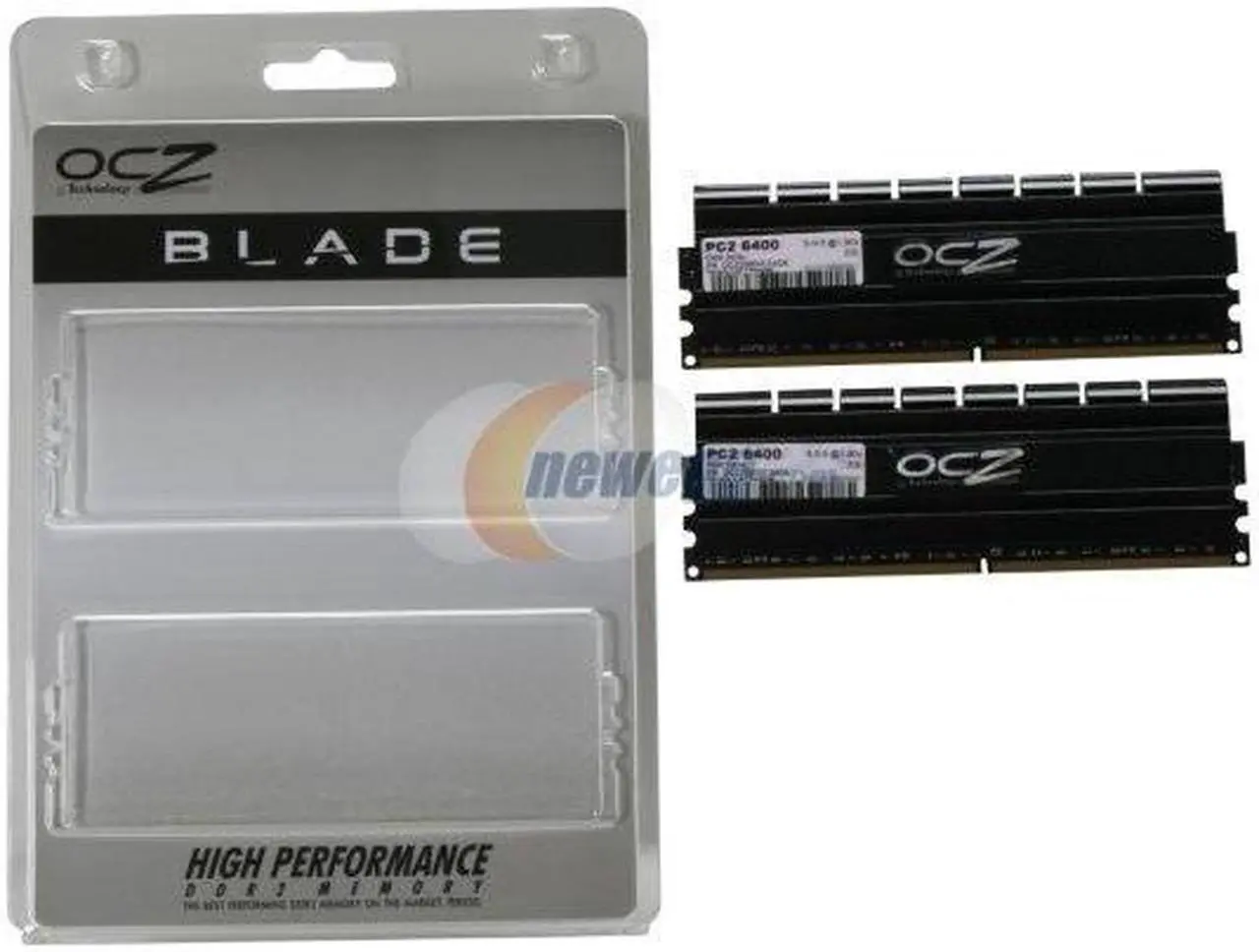 Alt view image 3 of 3 - OCZ Blade Series 4GB (2 x 2GB) DDR2 800 (PC2 6400) Desktop Memory Model OCZ2B800C54GK