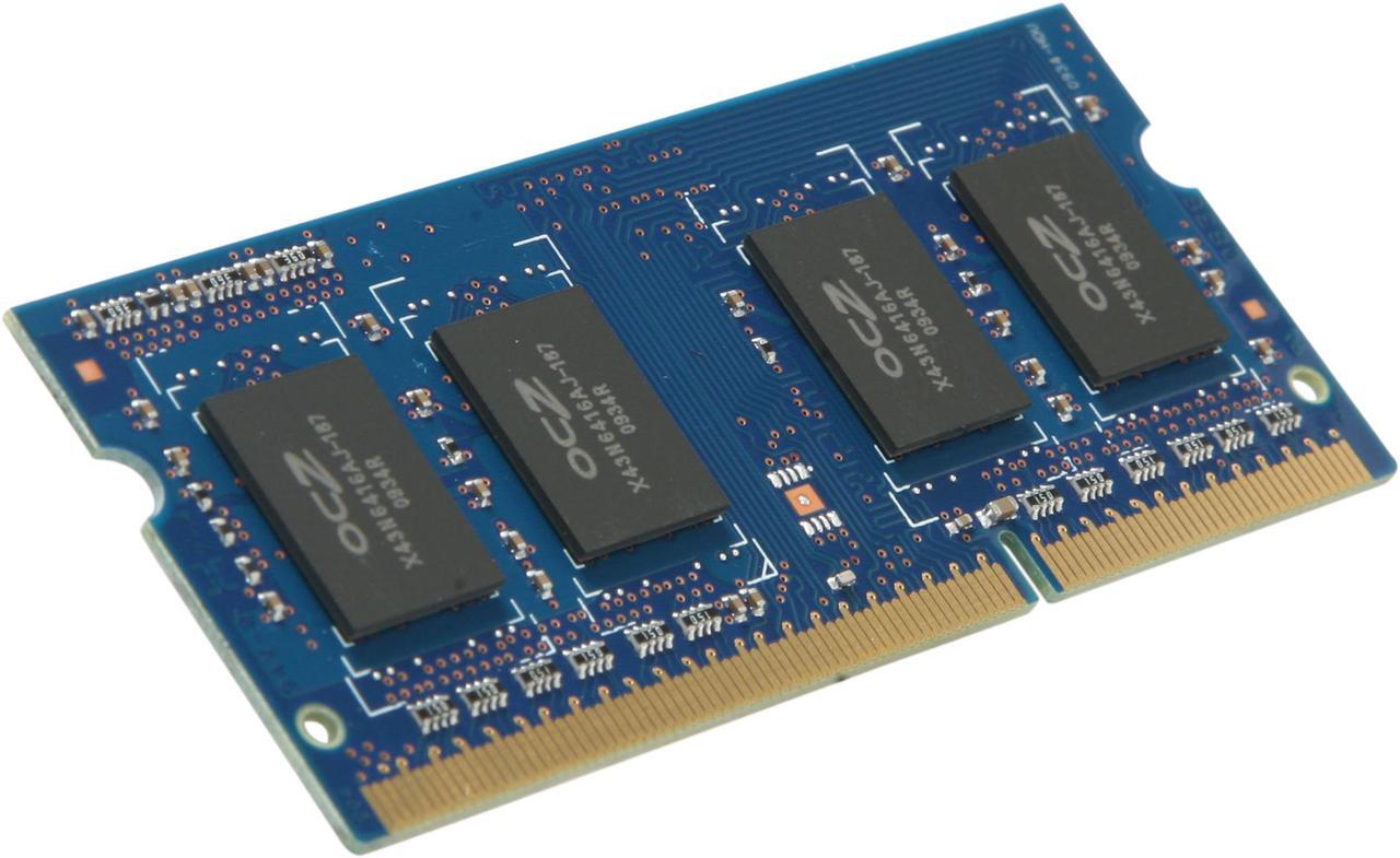 Main image of OCZ 1GB 204-Pin DDR3 SO-DIMM DDR3 1066 (PC3 8500) Laptop Memory Model OCZ3M10661G