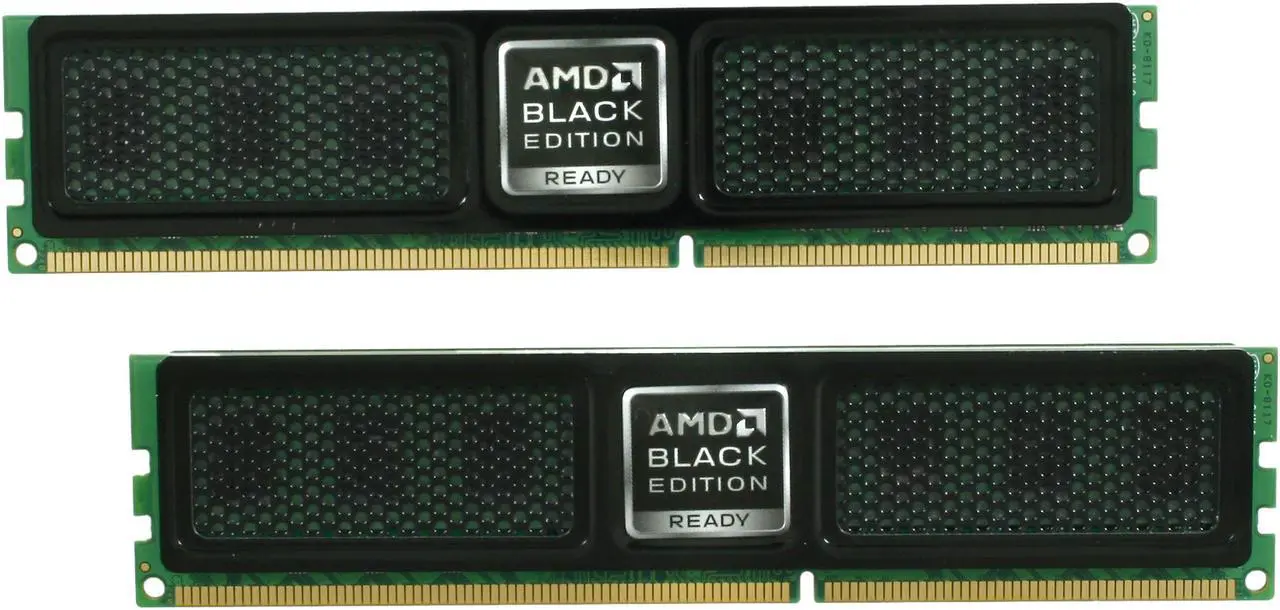 Main image of OCZ AMD Black Edition 4GB (2 x 2GB) DDR3 1600 (PC3 12800) Desktop Memory Model OCZ3BE1600C8LV4GK