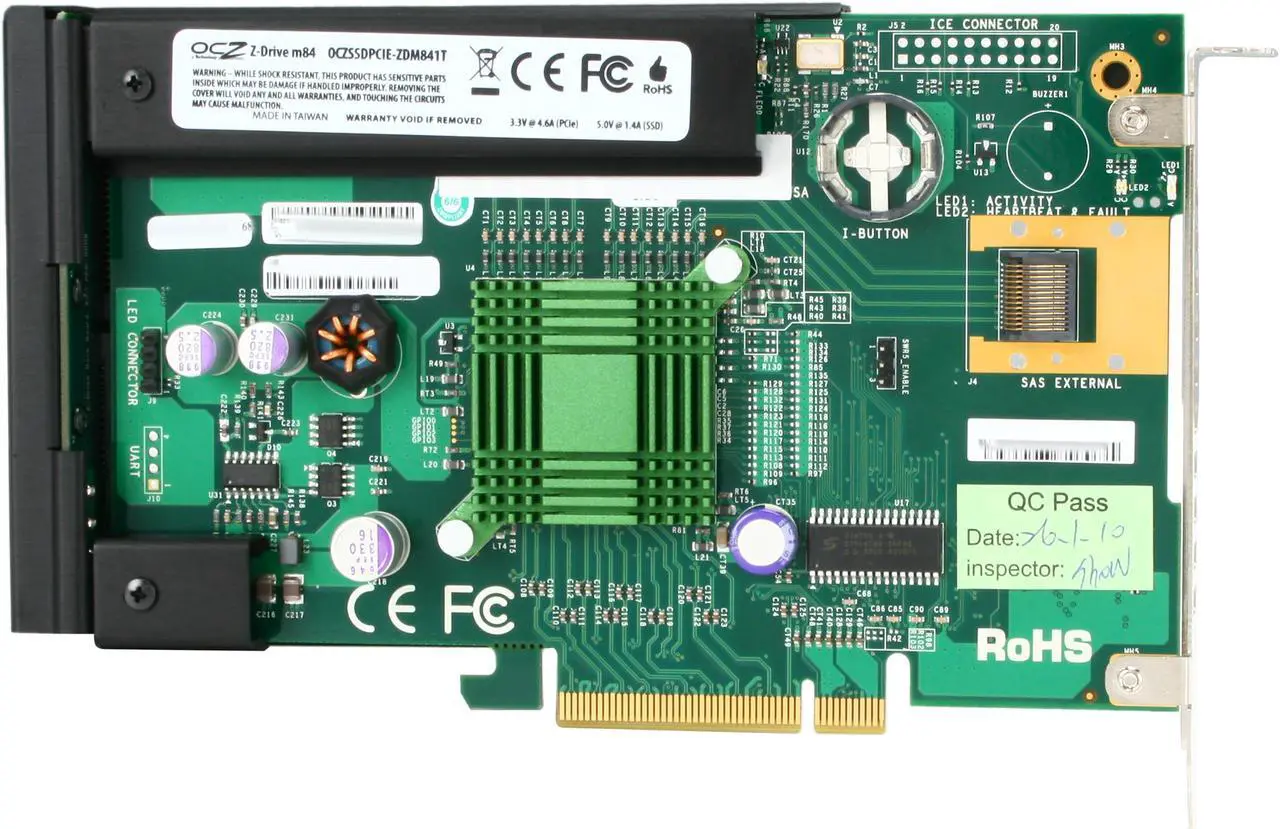 Alt view image 4 of 6 - OCZ Z-Drive M84 OCZSSDPCIE-ZDM841T PCI-E 1TB PCI-Express interface (x8) MLC Enterprise Solid State Disk