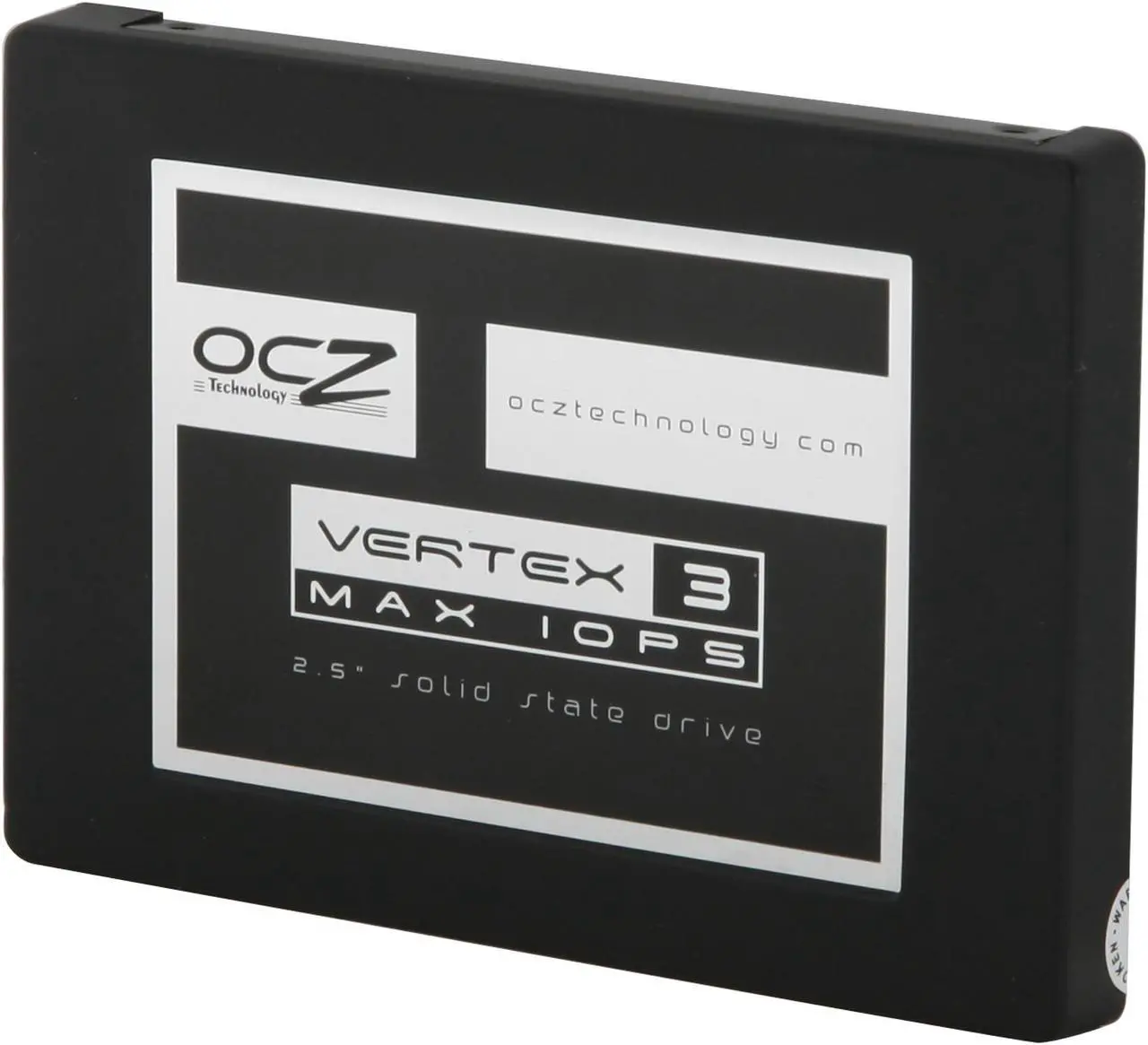 Alt view image 2 of 6 - OCZ Vertex 3 Series - MAX IOPS Edition 2.5" 120GB SATA III MLC Internal Solid State Drive (SSD) VTX3MI-25SAT3-120G