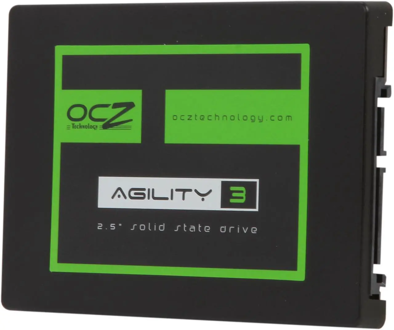 Alt view image 2 of 5 - OCZ Agility 3 2.5" 120GB SATA III MLC Internal Solid State Drive (SSD) AGT3-25SAT3-120G