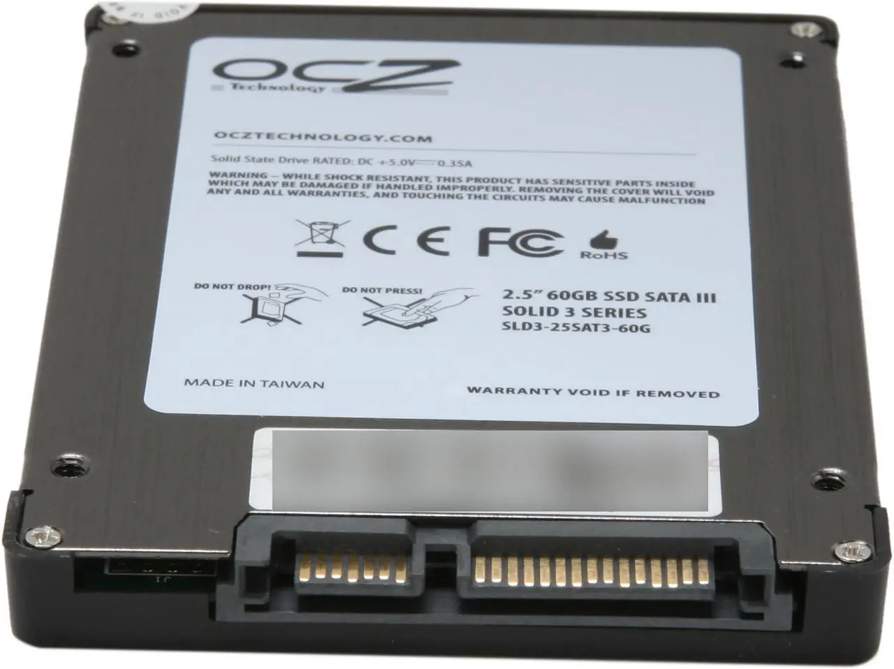 Alt view image 4 of 6 - OCZ Solid 3 2.5" 60GB SATA III MLC SLD3-25SAT3-60G