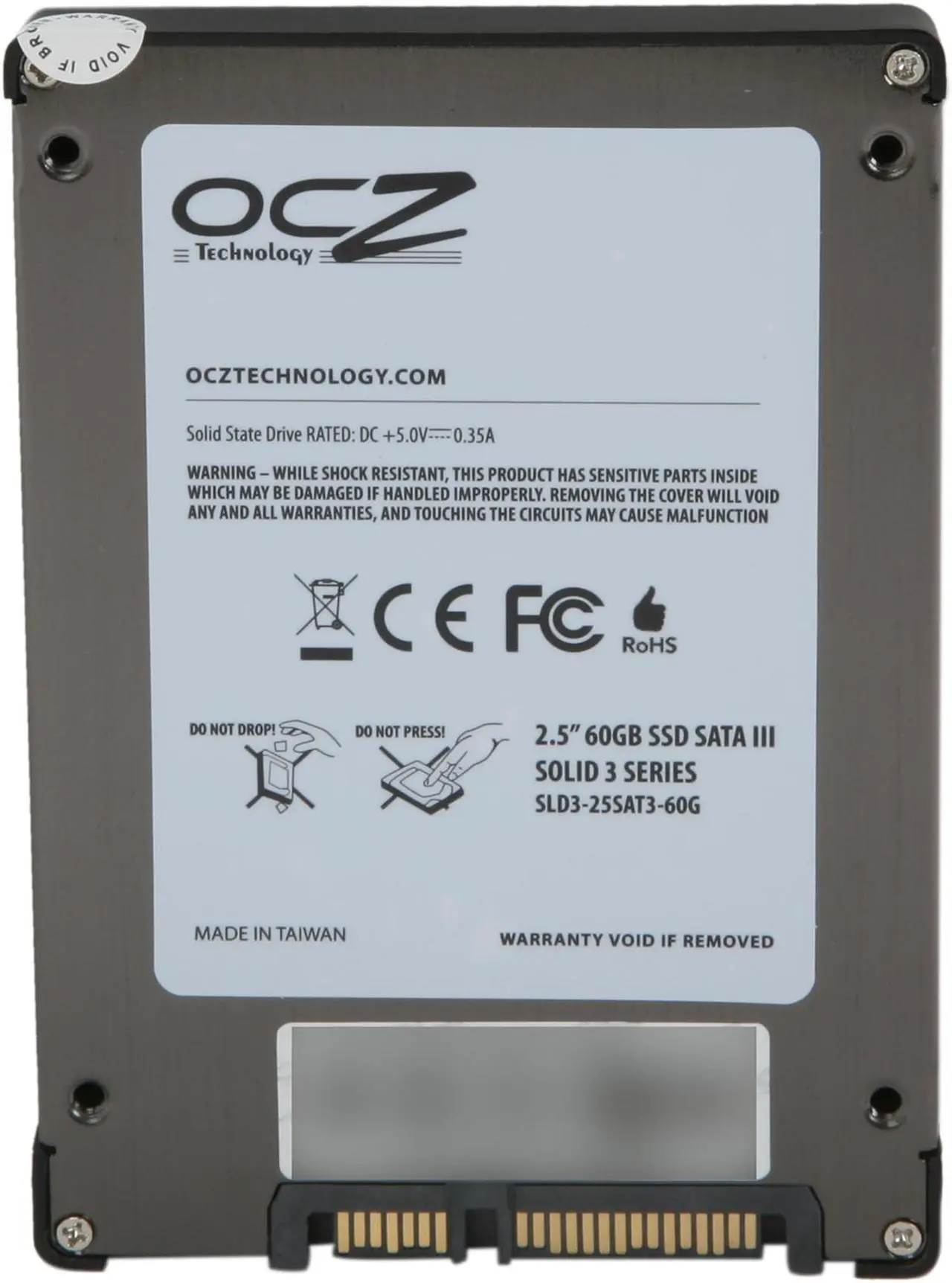 Alt view image 5 of 6 - OCZ Solid 3 2.5" 60GB SATA III MLC SLD3-25SAT3-60G