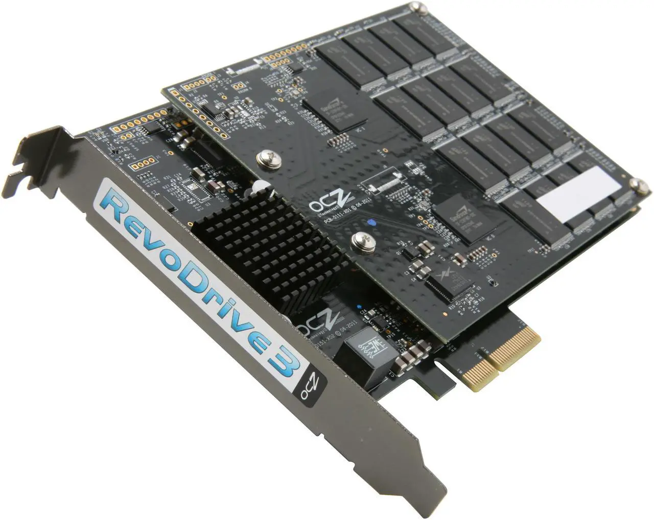 Main image of OCZ RevoDrive 3 X2 series PCI-E 480GB PCI-Express 2.0 x4 MLC Internal Solid State Drive (SSD) RVD3X2-FHPX4-480G
