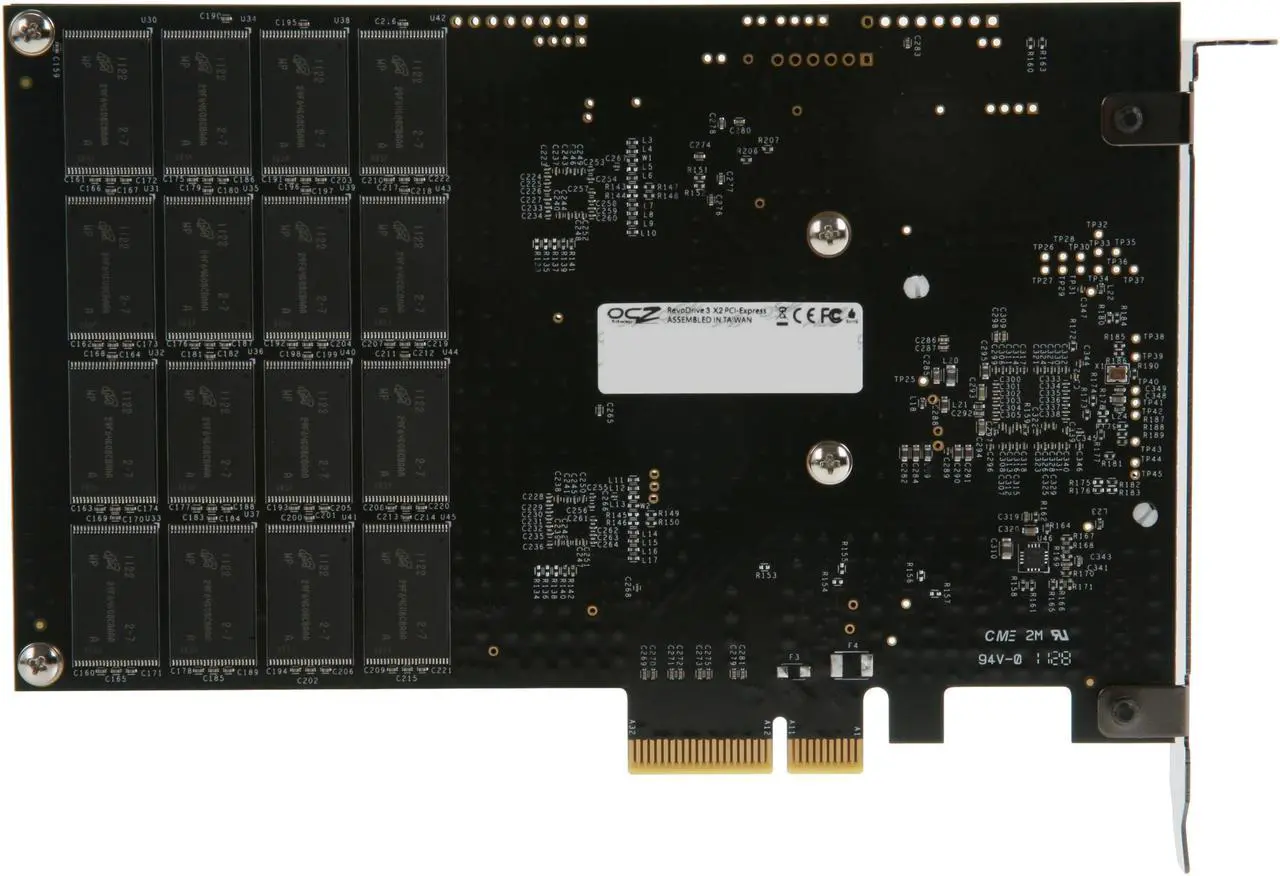 Alt view image 4 of 6 - OCZ RevoDrive 3 X2 series PCI-E 480GB PCI-Express 2.0 x4 MLC Internal Solid State Drive (SSD) RVD3X2-FHPX4-480G