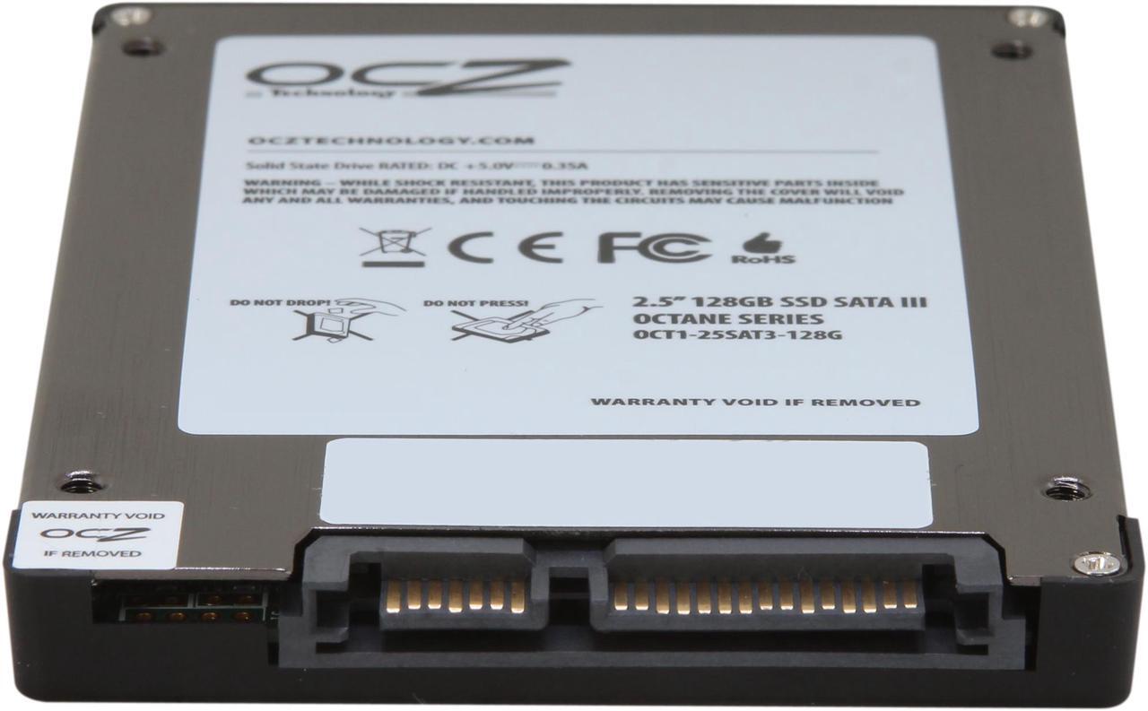 Alt view image 4 of 5 - OCZ Octane 2.5" 128GB SATA III 2Xnm Synchronous Mode Multi-Level Cell (MLC) Internal Solid State Drive (SSD) OCT1-25SAT3-128G