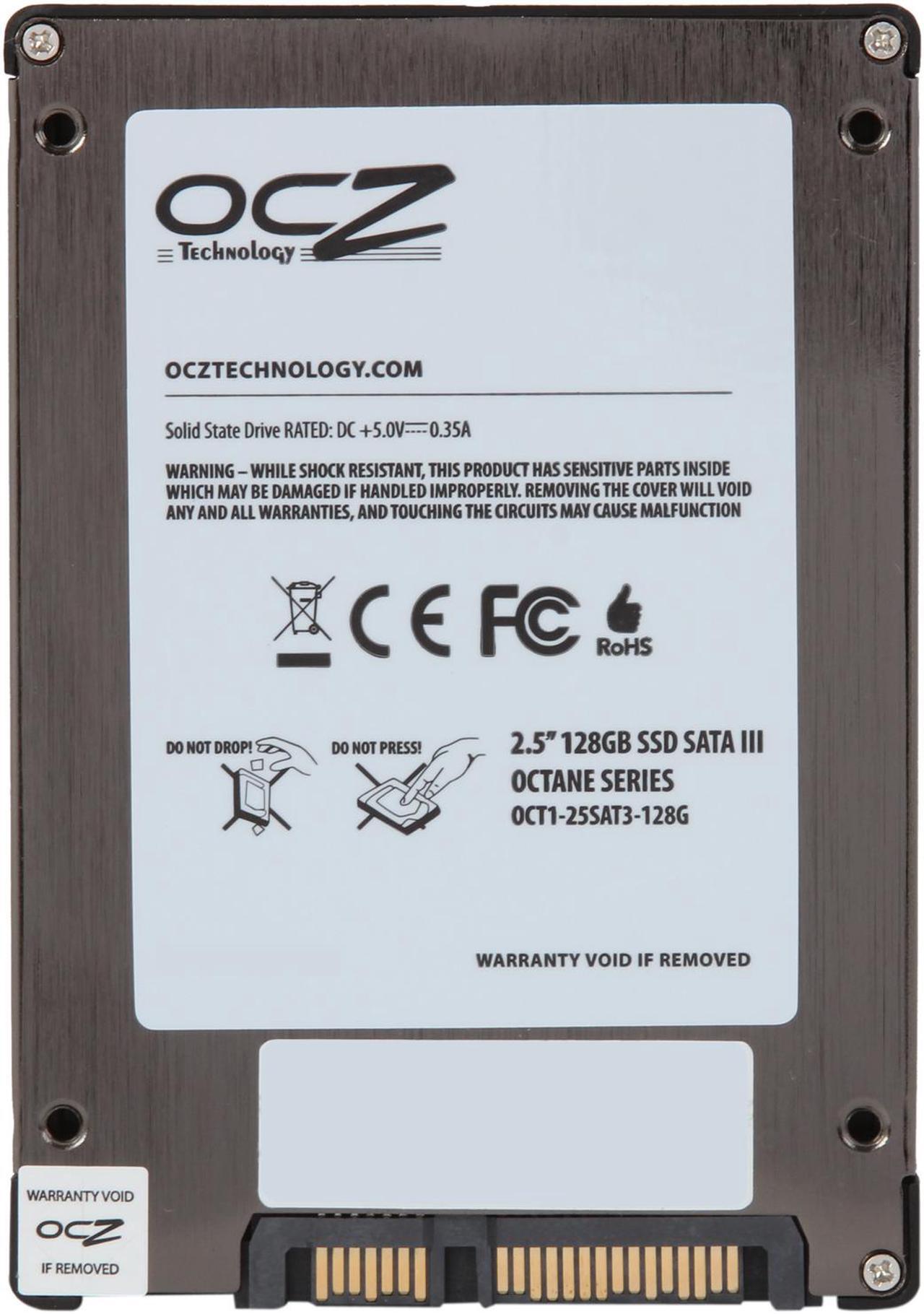 Alt view image 5 of 5 - OCZ Octane 2.5" 128GB SATA III 2Xnm Synchronous Mode Multi-Level Cell (MLC) Internal Solid State Drive (SSD) OCT1-25SAT3-128G