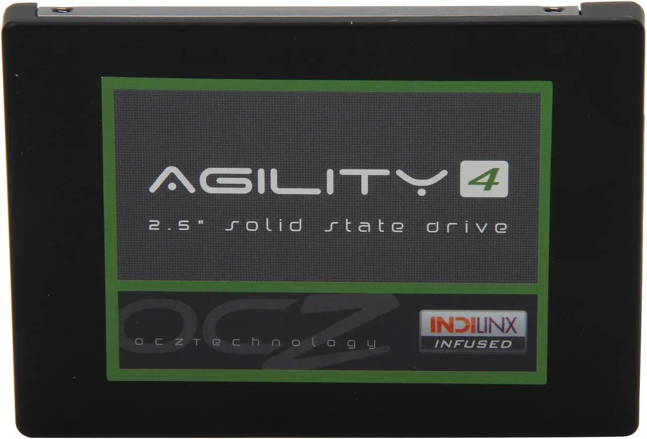 Alt view image 2 of 6 - OCZ Agility 4 2.5" 128GB SATA III MLC Internal Solid State Drive (SSD) AGT4-25SAT3-128G