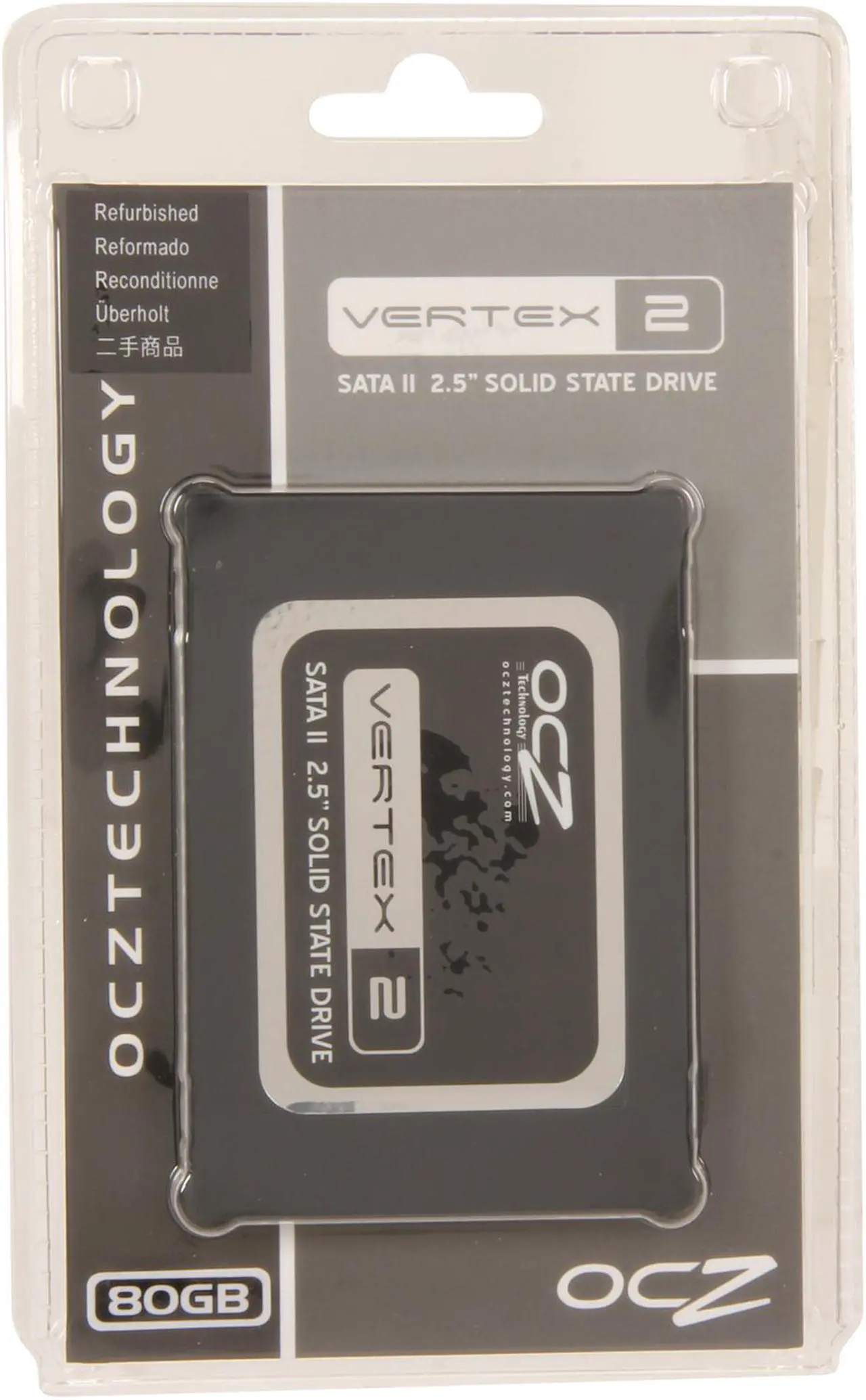 Alt view image 6 of 6 - Manufacturer Recertified OCZ Vertex 2 2.5" 80GB SATA II MLC Internal Solid State Drive (SSD) OCZSSD2-2VTX80G
