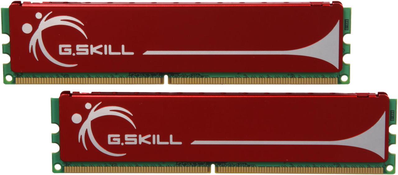 Main image of G.SKILL 2GB (2 x 1GB) DDR2 800 (PC2 6400) Dual Channel Kit Desktop Memory Model F2-6400CL5D-2GBNQ