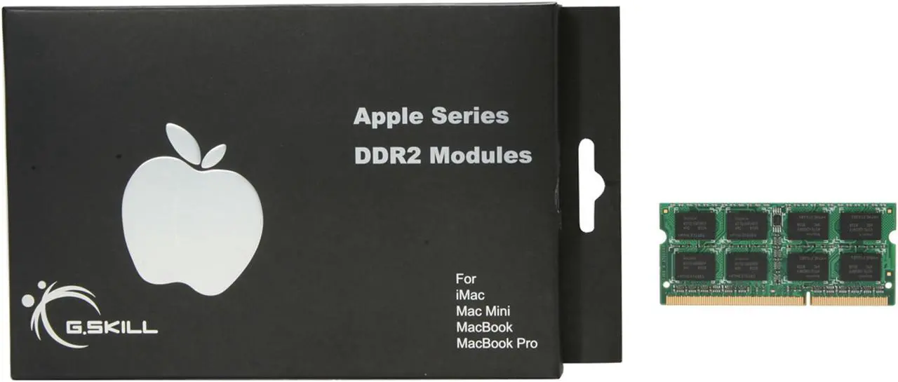Alt view image 3 of 3 - G.SKILL 2GB (1 x 2GB) DDR3 1066 (PC3 8500) Memory for Apple Notebook Model FA-8500CL7S-2GBSQ