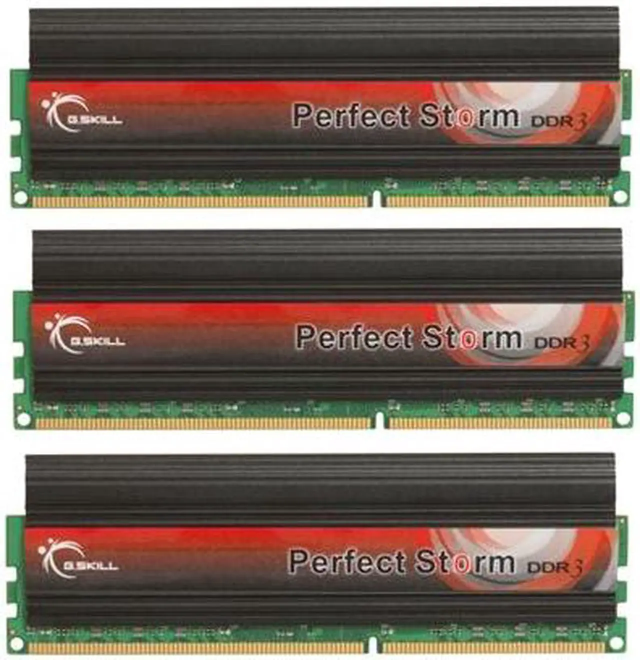 Alt view image 2 of 6 - G.SKILL Perfect Storm 6GB (3 x 2GB) DDR3 2000 (PC3 16000) Desktop Memory Model F3-16000CL7T-6GBPS