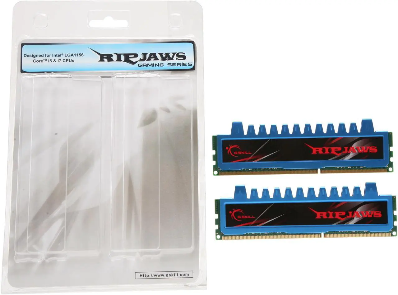 Alt view image 3 of 3 - G.SKILL Ripjaws Series 4GB (2 x 2GB) DDR3 1600 (PC3 12800) Desktop Memory Model F3-12800CL7D-4GBRM