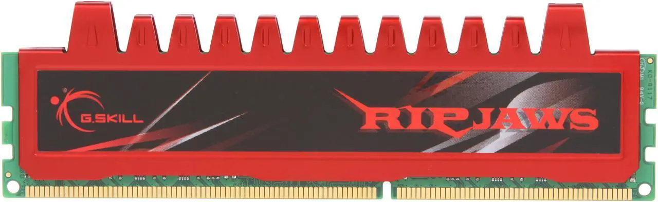 Main image of G.SKILL Ripjaws Series 4GB DDR3 1333 (PC3 10666) Desktop Memory Model F3-10666CL9S-4GBRL