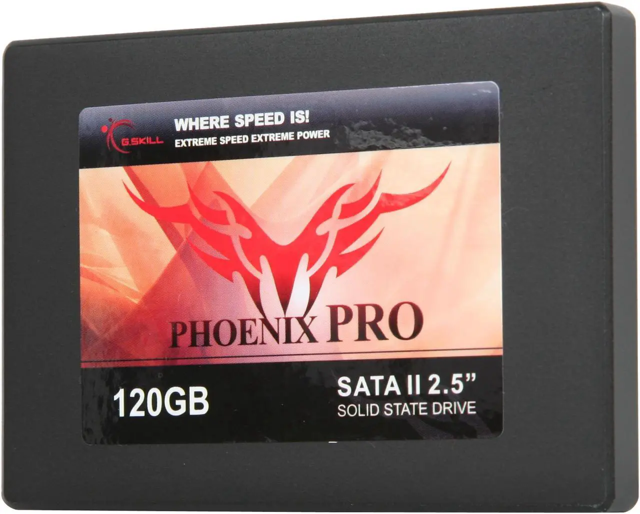 Main image of G.SKILL Phoenix Pro Series 2.5" 120GB SATA II MLC Internal Solid State Drive (SSD) FM-25S2S-120GBP2
