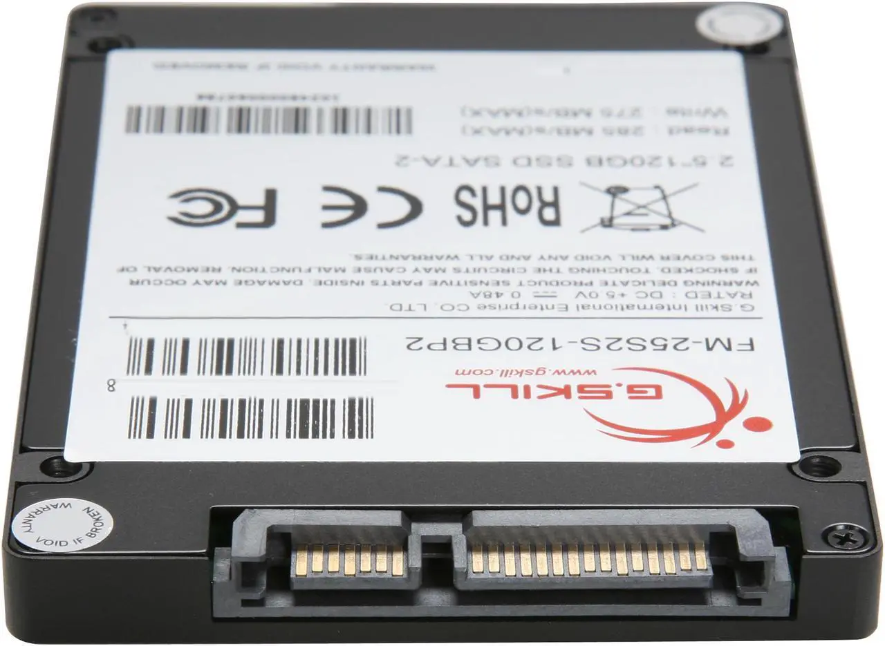 Alt view image 3 of 5 - G.SKILL Phoenix Pro Series 2.5" 120GB SATA II MLC Internal Solid State Drive (SSD) FM-25S2S-120GBP2