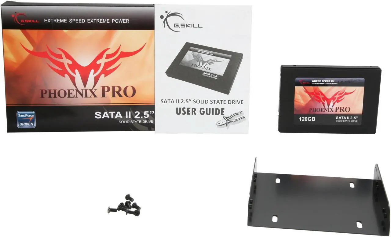 Alt view image 5 of 5 - G.SKILL Phoenix Pro Series 2.5" 120GB SATA II MLC Internal Solid State Drive (SSD) FM-25S2S-120GBP2