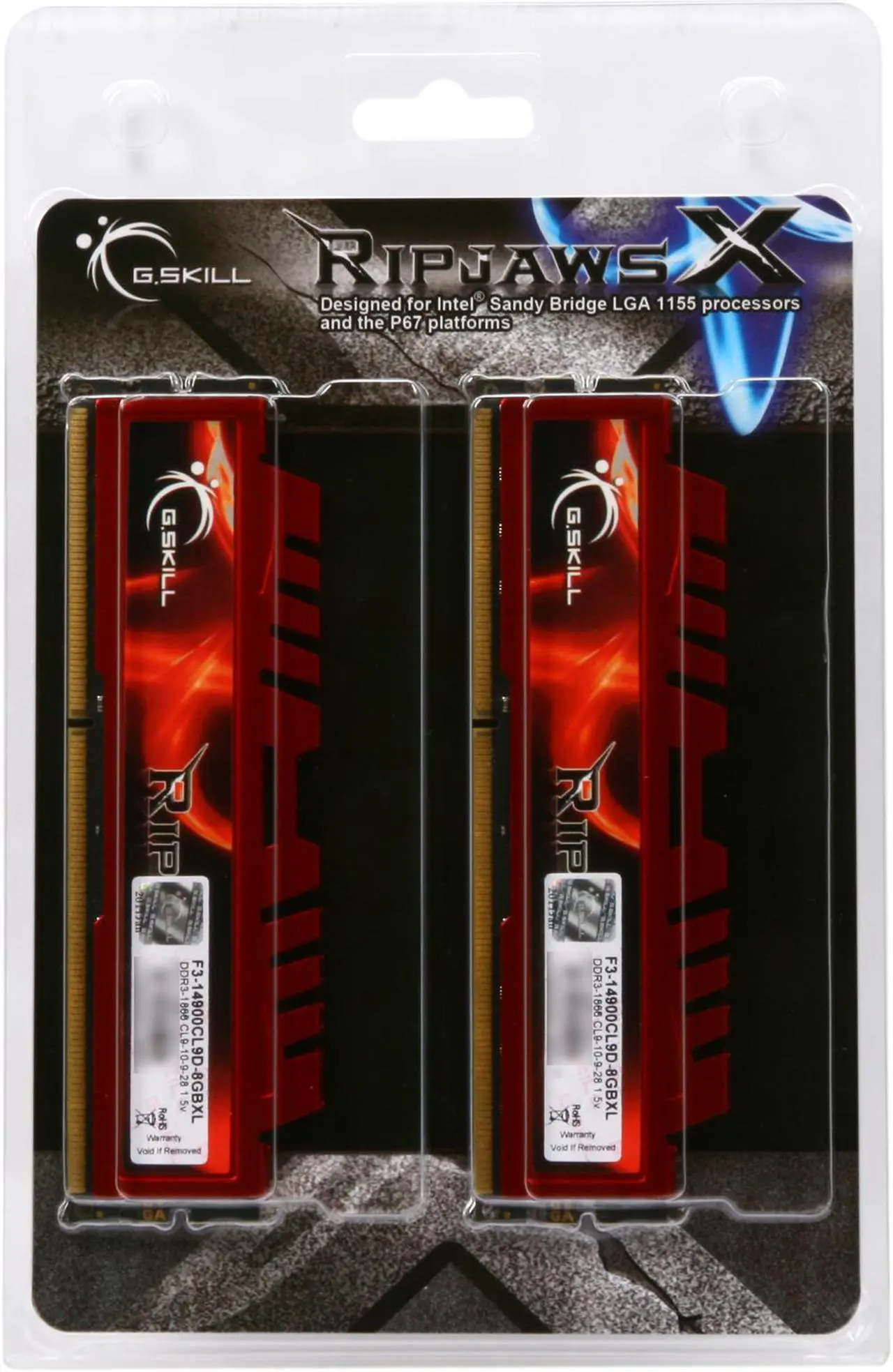 G.SKILL Ripjaws X Series 8GB DDR3 1866 - Thumbnail 2