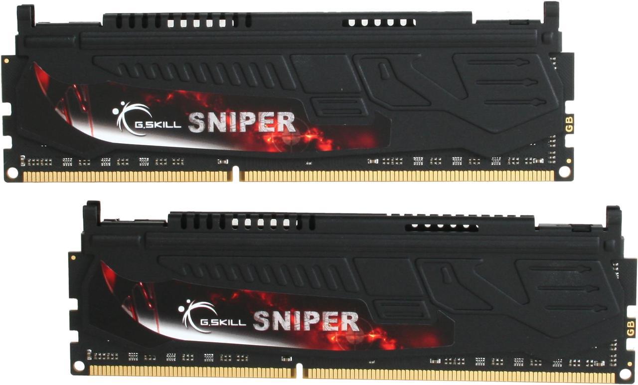 G.SKILL Sniper Series 8GB (2 x 4GB) DDR3 1866 (PC3 14900) Desktop Memory Model F3-14900CL9D-8GBSR