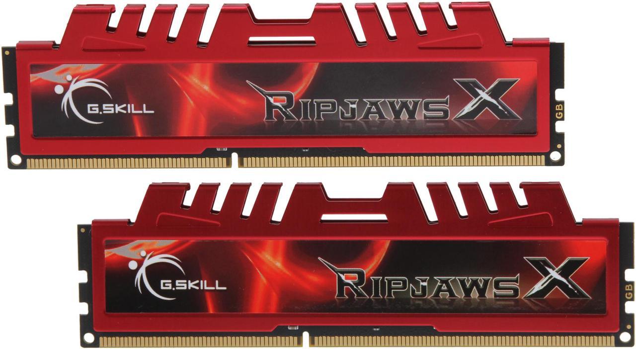 G.SKILL Ripjaws X Series 16GB (2 x 8GB) DDR3 1866 (PC3 14900) Desktop Memory Model F3-14900CL10D-16GBXL