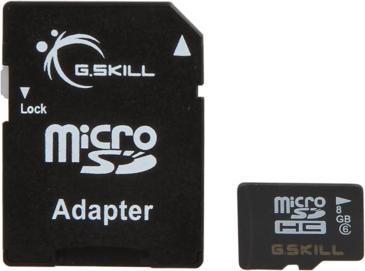 Main image of G.SKILL 8GB microSDHC Flash Card Model FF-TSDG8GA-C6