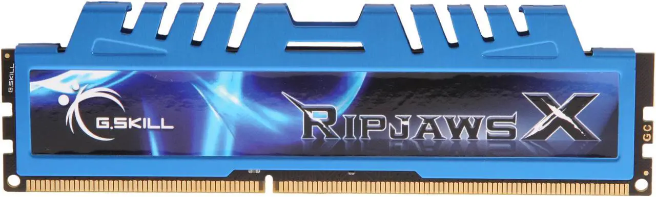 Main image of G.SKILL Ripjaws X Series 8GB DDR3 1600 (PC3 12800) Desktop Memory Model F3-1600C9S-8GXM