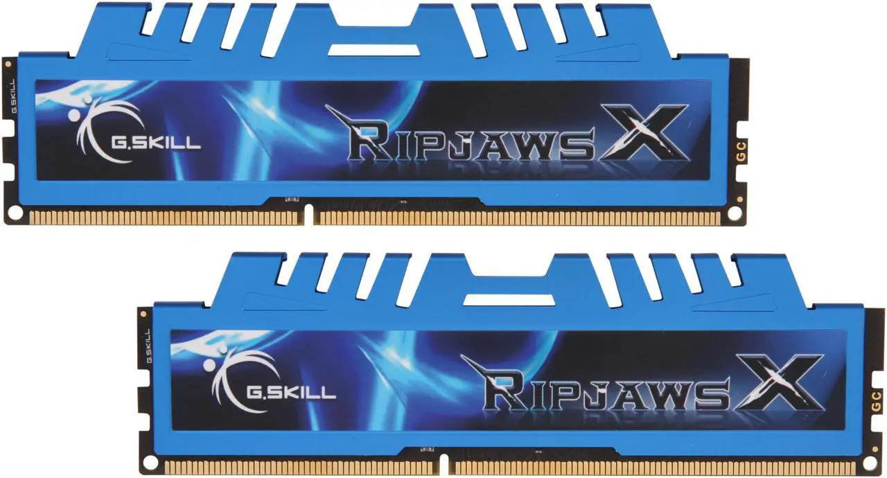 Main image of G.SKILL Ripjaws X Series 16GB (2 x 8GB) 240-Pin PC RAM DDR3 1600 (PC3 12800) Desktop Memory Model F3-1600C9D-16GXM