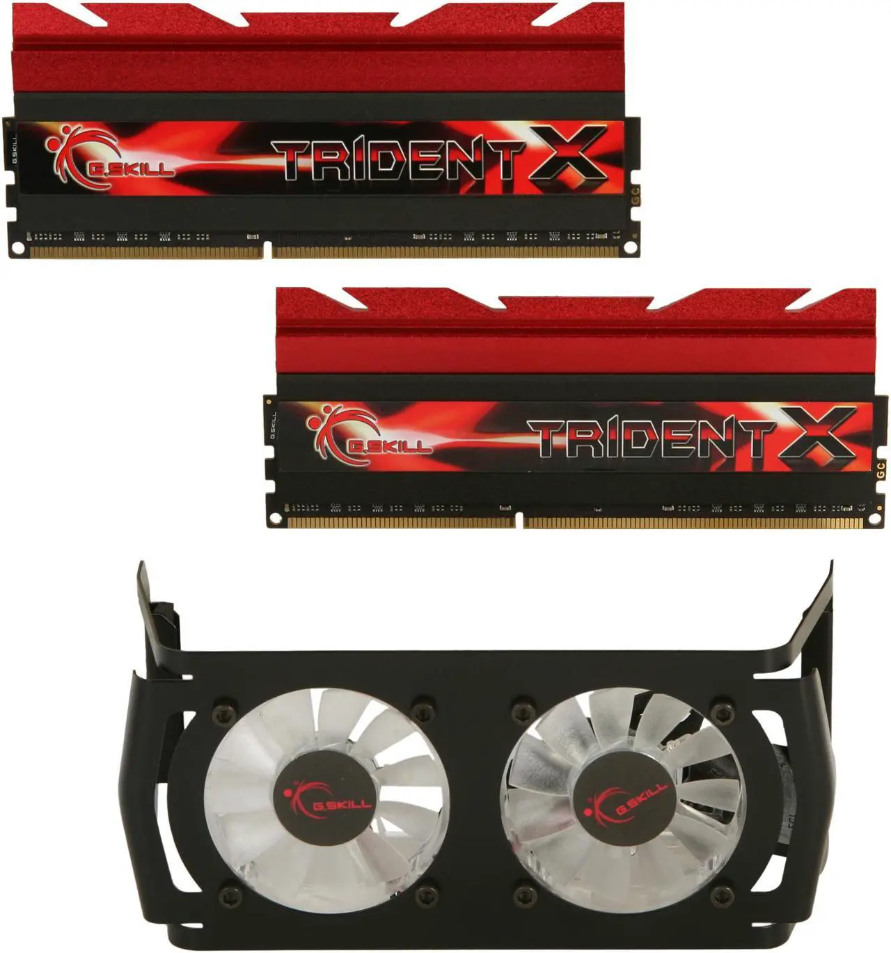 Main image of G.SKILL TridentX Series 8GB (2 x 4GB) DDR3 2600 (PC3 20800) Desktop Memory Model F3-2600C10D-8GTXD