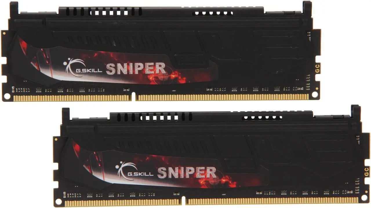 Main image of G.SKILL Sniper Gaming Series 16GB (2 x 8GB) DDR3 1600 (PC3 12800) Desktop Memory Model F3-1600C9D-16GSR