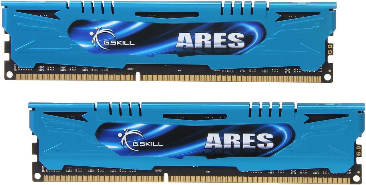 Main image of G.SKILL Ares Series 16GB (2 x 8GB) 240-Pin PC RAM DDR3 2400 (PC3 19200) Desktop Memory Model F3-2400C11D-16GAB