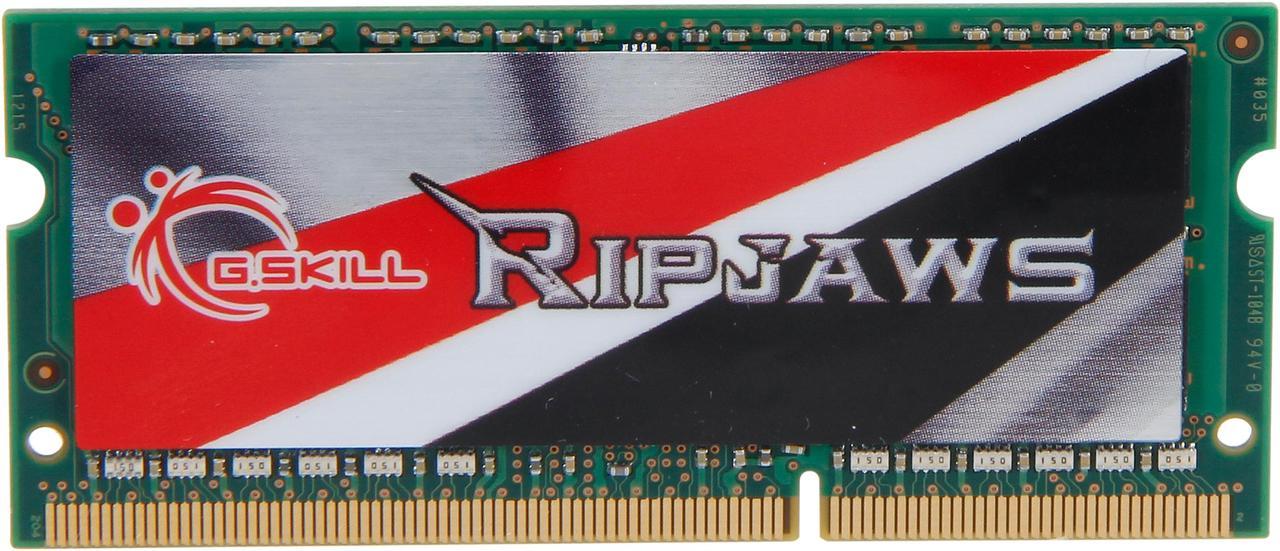 G.SKILL Ripjaws Series 4GB 204-Pin DDR3 SO-DIMM DDR3L 1600 (PC3L 12800) Laptop Memory Model F3-1600C9S-4GRSL