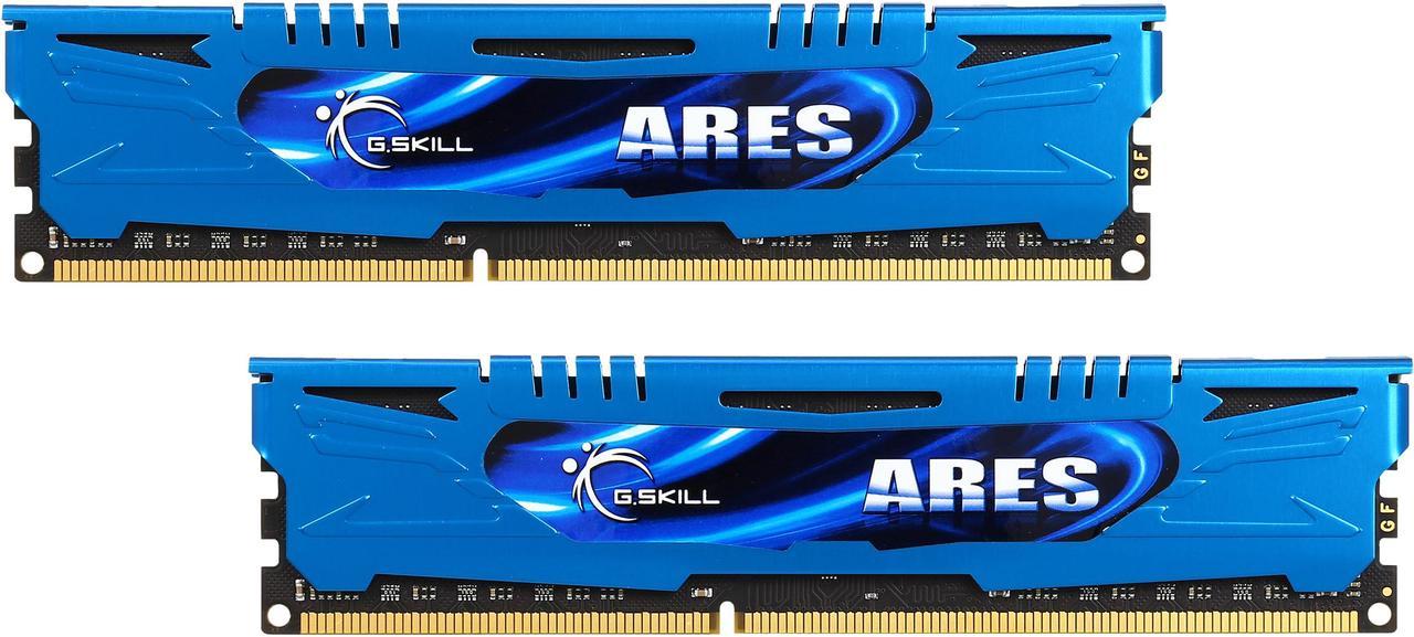 G.SKILL Ares Series 16GB (2 x 8GB) 240-Pin PC RAM DDR3 1600 (PC3 12800) Low Profile Extreme Performance Memory Model F3-1600C9D-16GAB