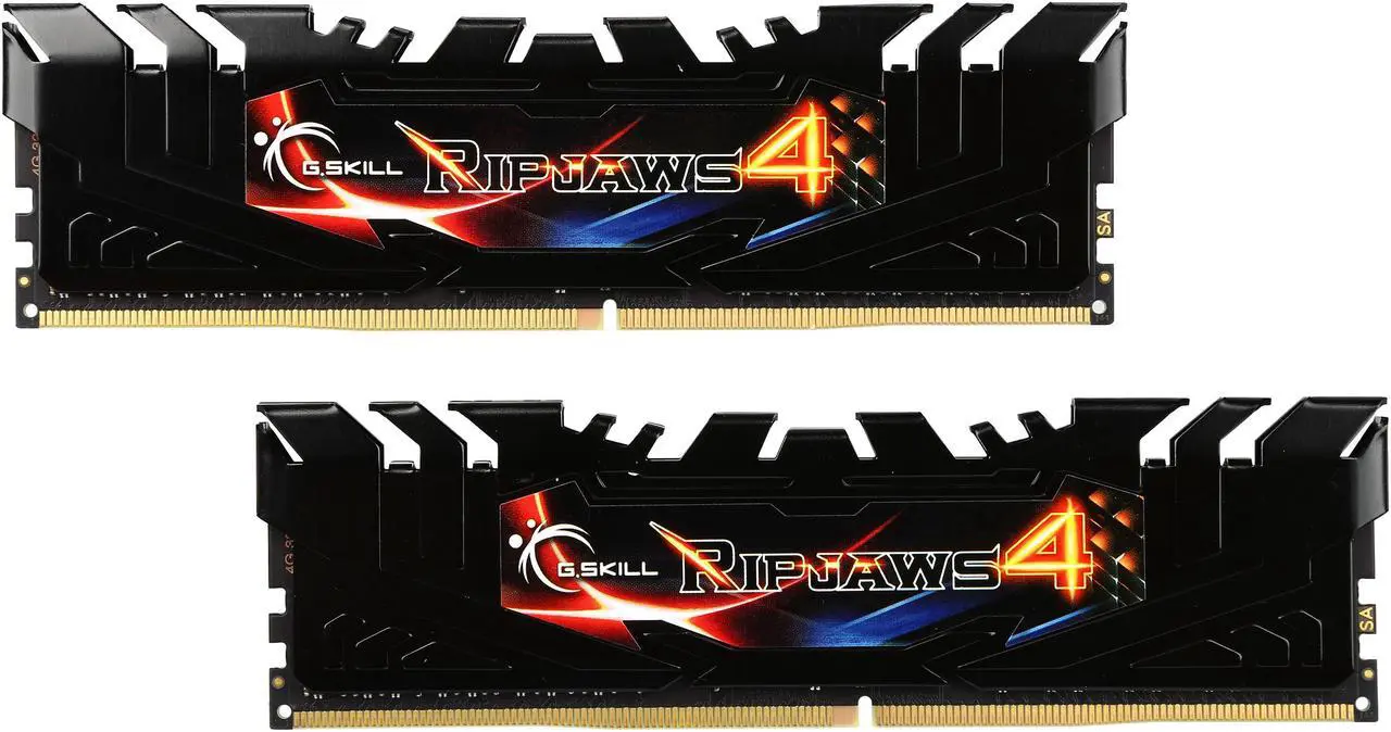 Main image of G.SKILL Ripjaws 4 Series 8GB (2 x 4GB) DDR4 3200 (PC4 25600) Extreme Performance Memory Model F4-3200C16D-8GRK