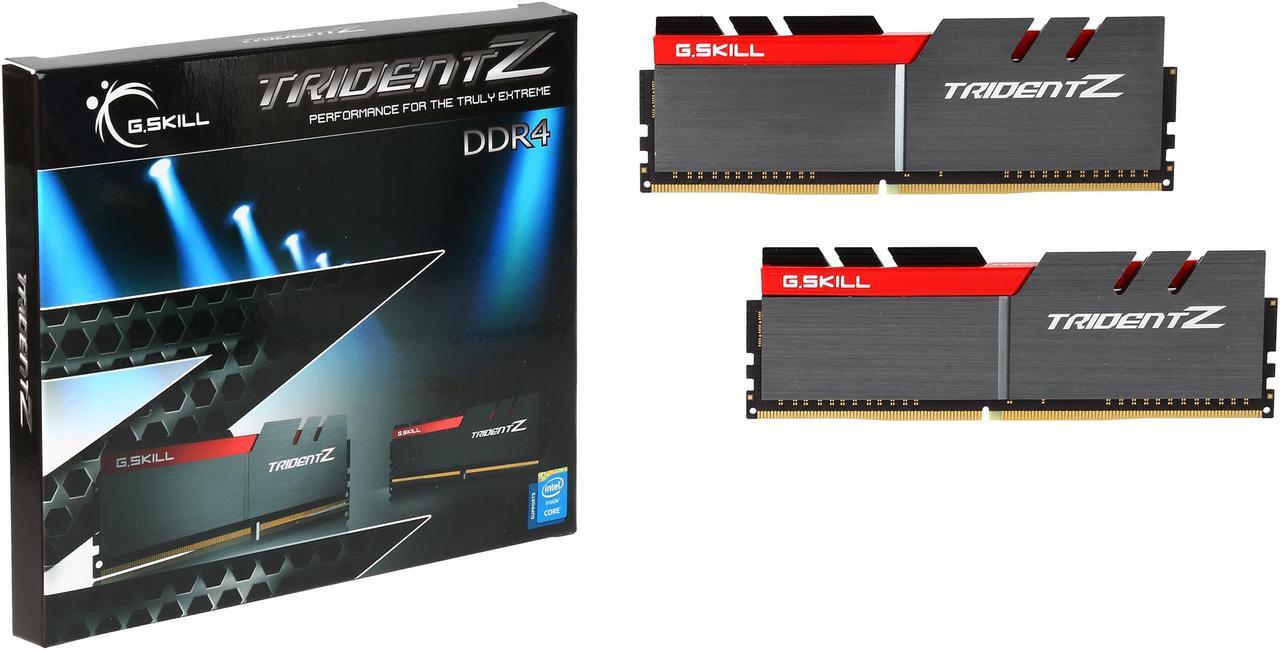 Alt view image 3 of 3 - G.SKILL TridentZ Series 16GB (2 x 8GB) DDR4 3200 (PC4 25600) Desktop Memory Model F4-3200C16D-16GTZ