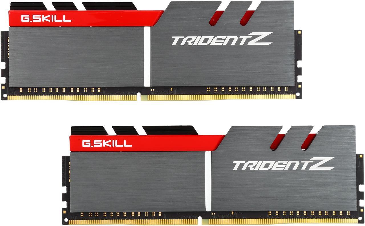Main image of G.SKILL TridentZ Series 16GB (2 x 8GB) DDR4 3200 (PC4 25600) Desktop Memory Model F4-3200C16D-16GTZB