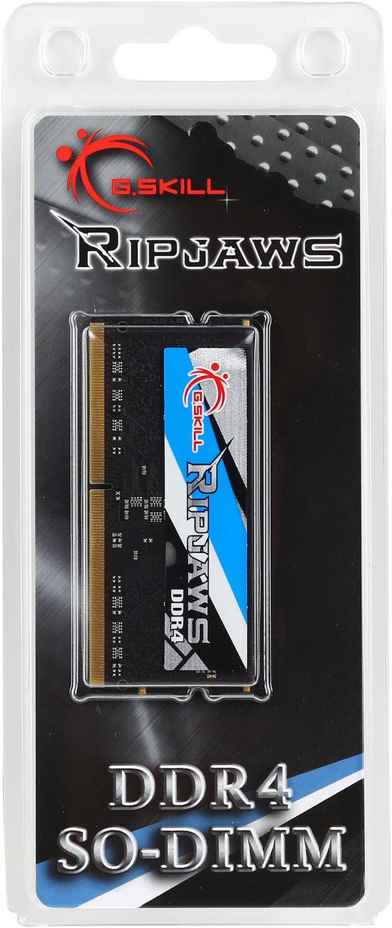 Alt view image 3 of 3 - G.SKILL Ripjaws Series 4GB 260-Pin DDR4 SO-DIMM DDR4 2400 (PC4 19200) Laptop Memory Model F4-2400C16S-4GRS