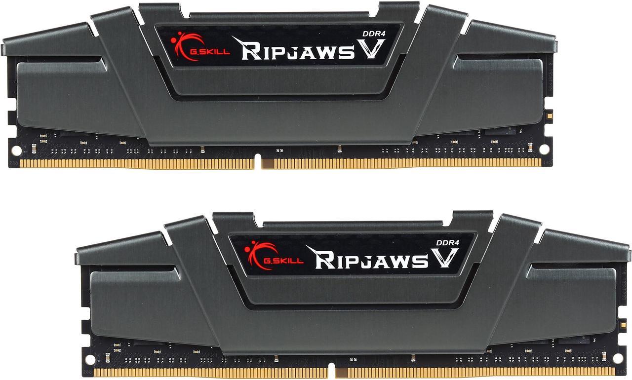 G.SKILL Ripjaws V Series 16GB (2 x 8GB) 288-Pin DDR4 SDRAM DDR4 3200 (PC4 25600) Desktop Memory Model F4-3200C16D-16GVGB