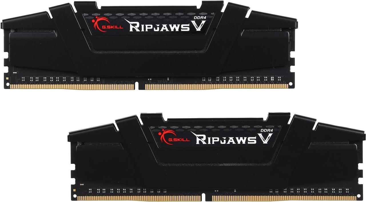 Main image of G.SKILL Ripjaws V Series 16GB (2 x 8GB) 288-Pin DDR4 SDRAM DDR4 3600 (PC4 28800) Desktop Memory Model F4-3600C16D-16GVK