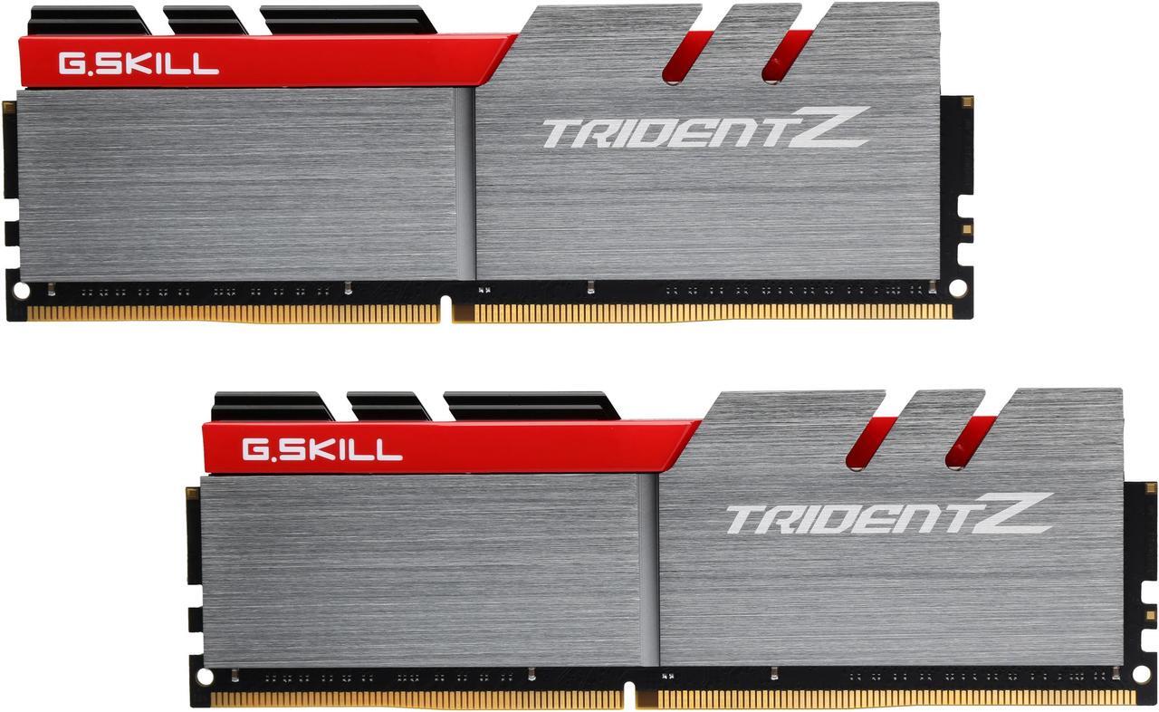 Main image of G.SKILL TridentZ Series 32GB (2 x 16GB) DDR4 3200 (PC4 25600) Desktop Memory Model F4-3200C15D-32GTZ