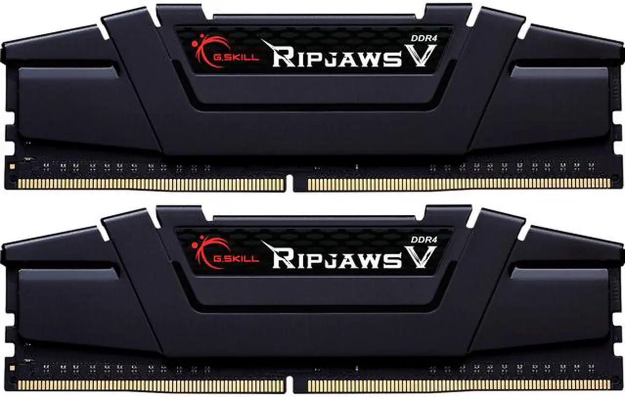 Main image of G.SKILL Ripjaws V Series 32GB (2 x 16GB) DDR4 3000 (PC4 24000) Desktop Memory Model F4-3000C14D-32GVK
