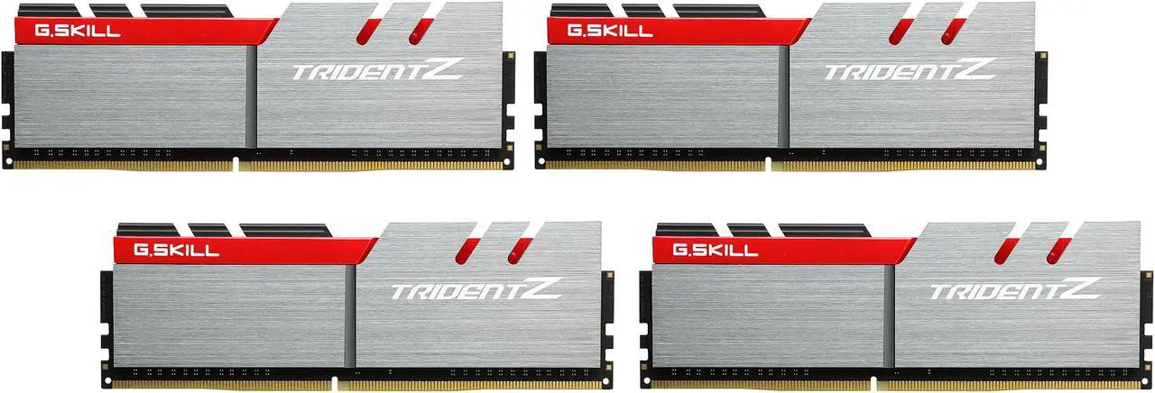 G.SKILL TridentZ Series 64GB (4 x 16GB) DDR4 3600 (PC4 28800) Desktop Memory Model F4-3600C17Q-64GTZ