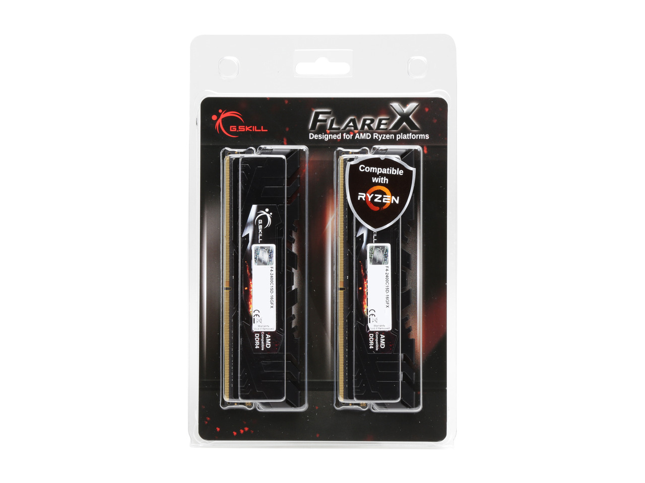 thumbnail image 2 of A-Tech 16GB (2x8GB) DDR4 2400MHz PC4-19200 Desktop RAM Kit – 288-Pin DIMM, Non-ECC 2 of 3