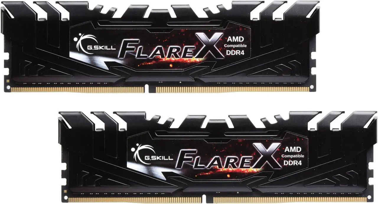 Main image of G.SKILL Flare X Series 16GB (2 x 8GB) 288-Pin DDR4 SDRAM DDR4 3200 (PC4 25600) AMD X370 / B350 Memory (Desktop Memory) Model F4-3200C14D-16GFX