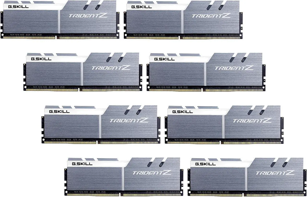 Main image of G.SKILL TridentZ Series 64GB (8 x 8GB) DDR4 3600 (PC4 28800) Desktop Memory Model F4-3600C16Q2-64GTZSW