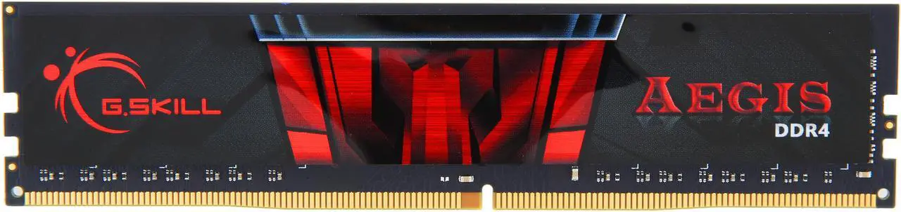 Main image of G.SKILL Aegis 8GB DDR4 2666 (PC4 21300) Desktop Memory Model F4-2666C19S-8GIS