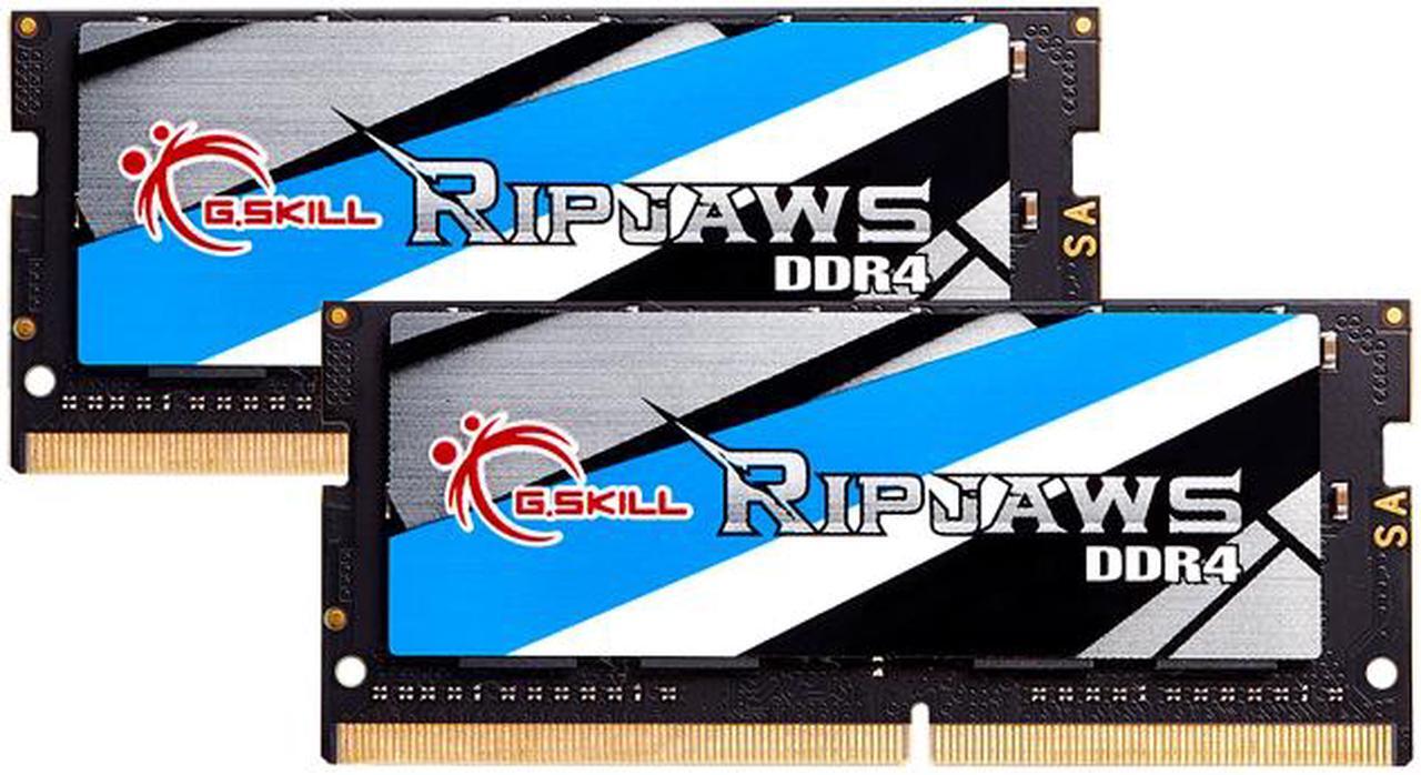 Main image of G.SKILL Ripjaws SO-DIMM 16GB (2 x 8GB) 260-Pin DDR4 SO-DIMM DDR4 3200 (PC4 25600) Laptop Memory Model F4-3200C18D-16GRS