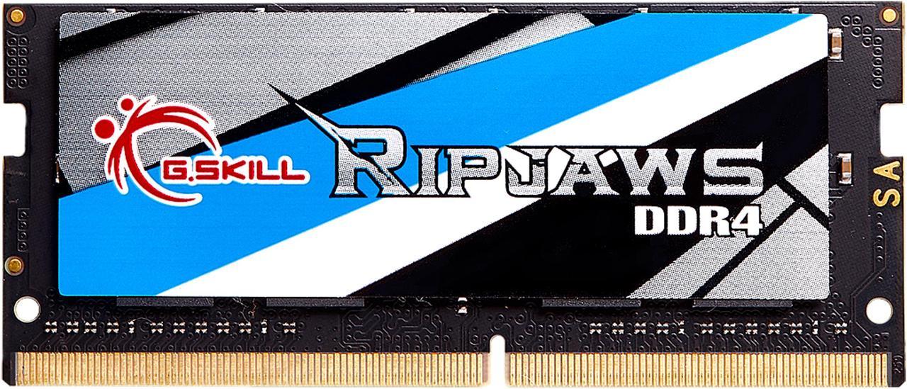 G.SKILL Ripjaws SO-DIMM 8GB 260-Pin DDR4 SO-DIMM DDR4 3200 (PC4 25600) Laptop Memory Model F4-3200C18S-8GRS