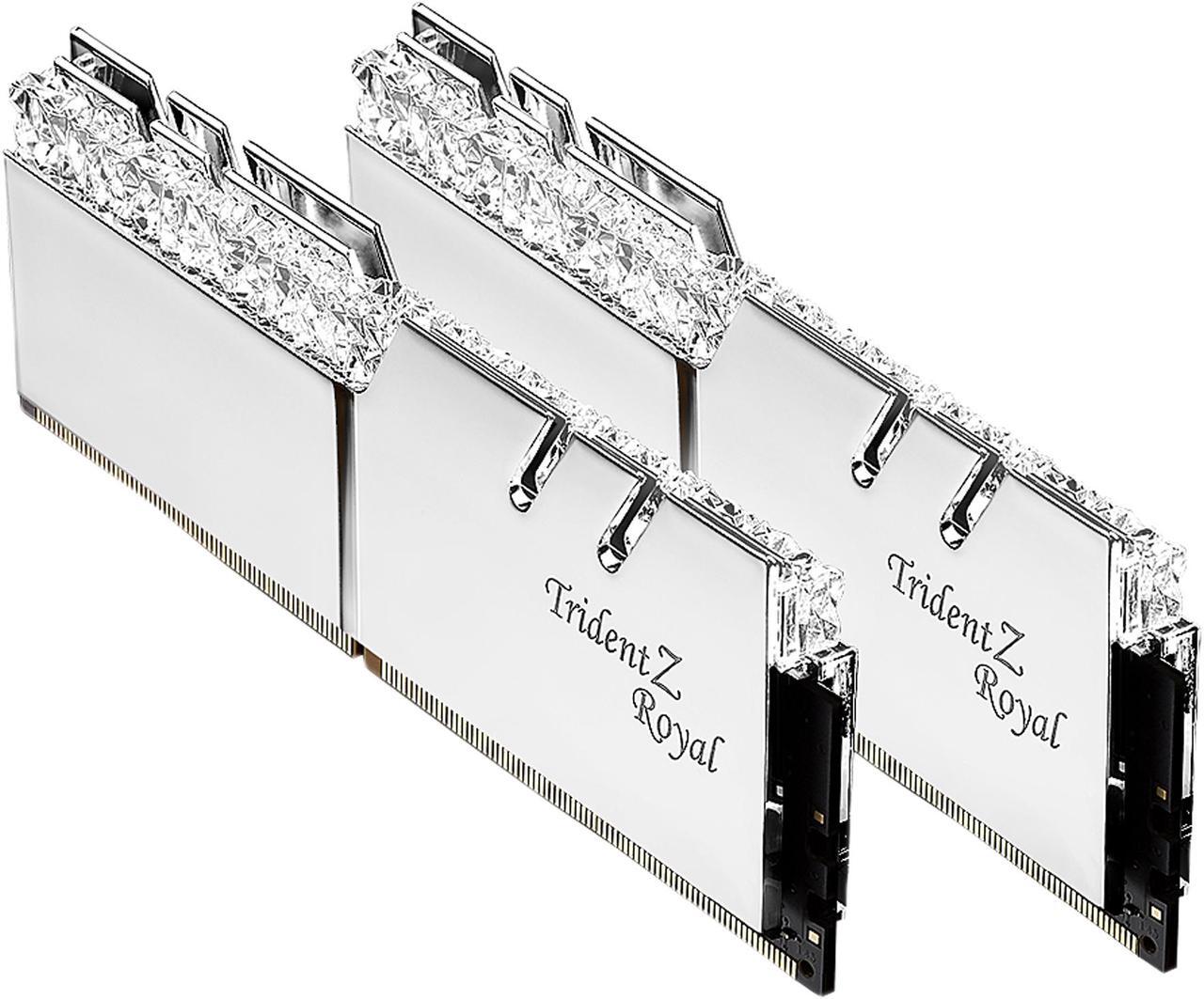 Alt view image 3 of 4 - G.SKILL Trident Z Royal Series 16GB (2 x 8GB) 288-Pin RGB DDR4 SDRAM DDR4 3200 (PC4 25600) Desktop Memory Model F4-3200C16D-16GTRS
