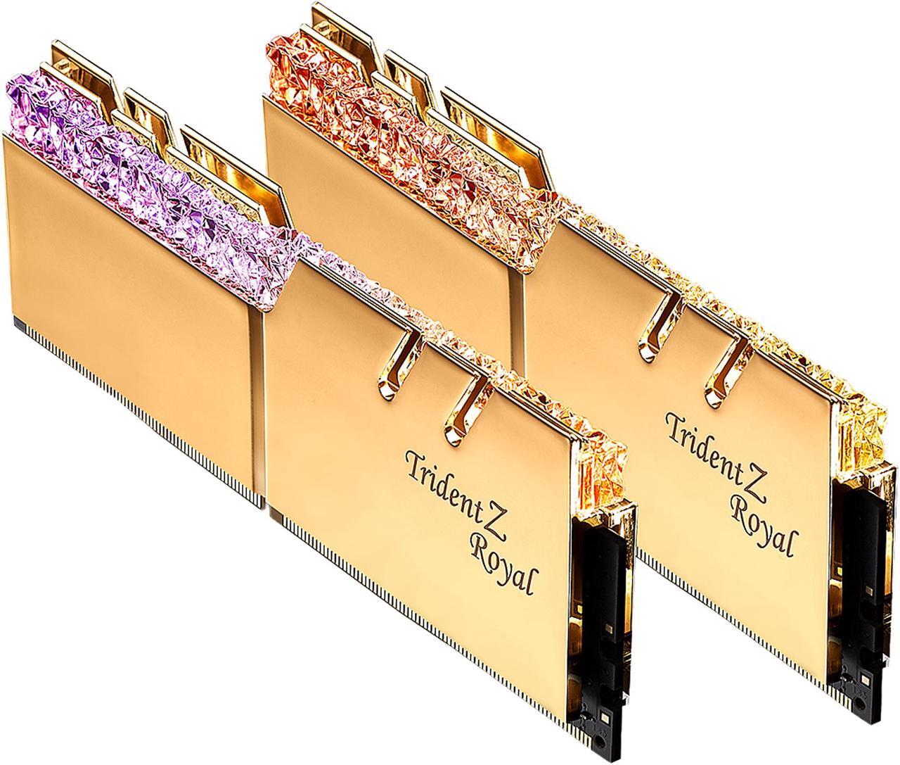 Alt view image 2 of 4 - G.SKILL Trident Z Royal Series 32GB (2 x 16GB) 288-Pin PC RAM DDR4 3600 (PC4 28800) Desktop Memory Model F4-3600C18D-32GTRG